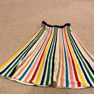 J. Crew Multicolor Striped Skirt